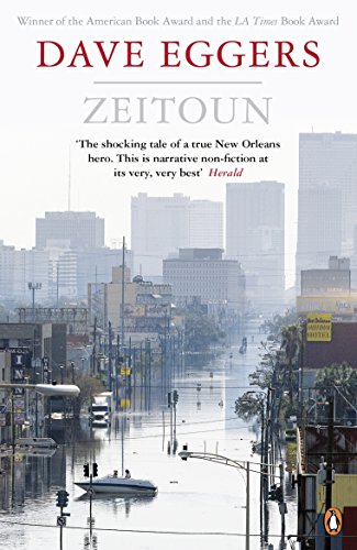 Book cover for “Zeitoun” by Dave Eggers, showing flooded New Orleans.