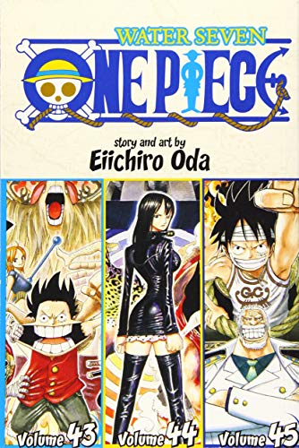 One Piece Omnibus Volume 15 cover featuring manga art of Luffy, Robin, and Garp.