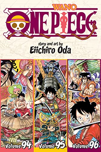 Cover of One Piece Omnibus Volume 32 featuring manga art from volumes 94, 95, 96.