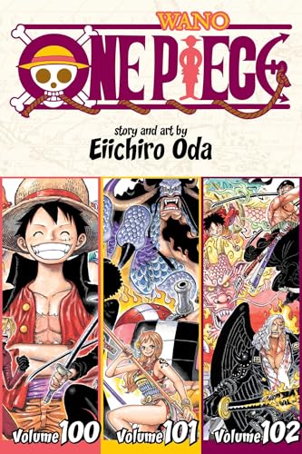 One Piece Omnibus Volume 34 cover featuring manga artwork of Luffy, Nami, and Kaido.