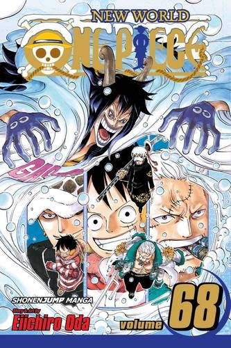 One Piece Volume 68 cover featuring Luffy and other characters.