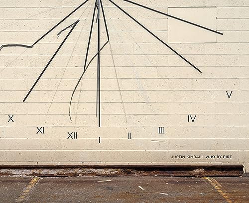 Sundial painted on a beige brick wall, with Roman numerals and title.