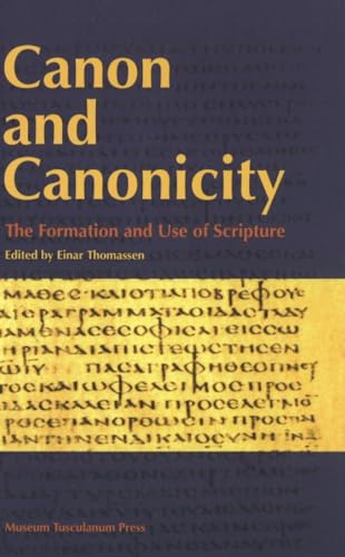 Book cover: "Canon and Canonicity" with gold text on dark blue and yellow.