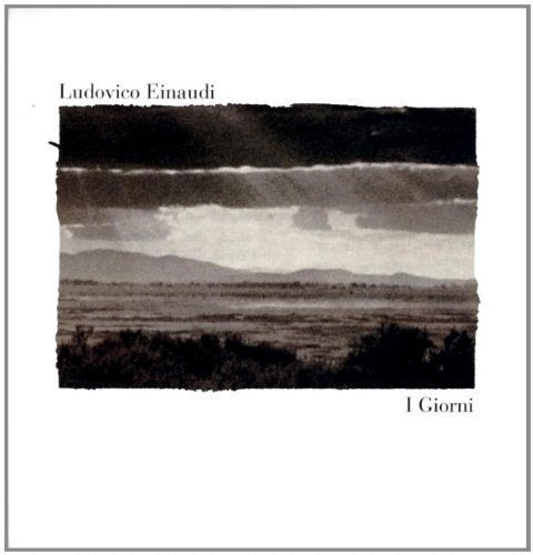 Ludovico Einaudi’s “I Giorni” vinyl album cover with a landscape scene.