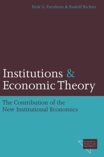 Book cover: "Institutions and Economic Theory" by Furubotn & Richter.