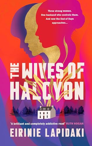 Book cover featuring silhouettes of three women, a house, and stylized flames on orange.