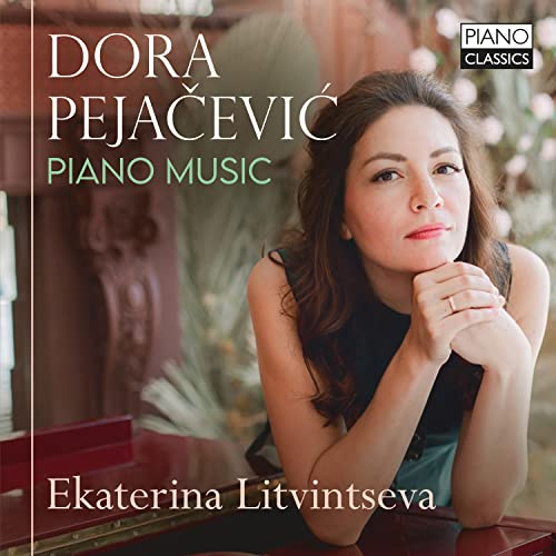 CD cover featuring portrait of Ekaterina Litvintseva, pianist Dora Pejacevic.
