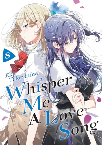 Manga cover with two young women and falling pink petals.