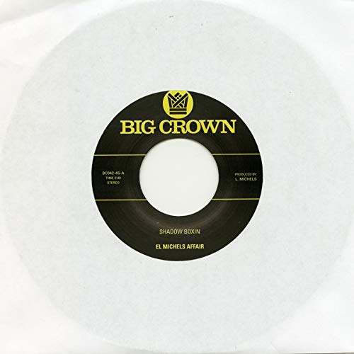 White vinyl record label with black text: "BIG CROWN" and "EL MICHELS AFFAIR".