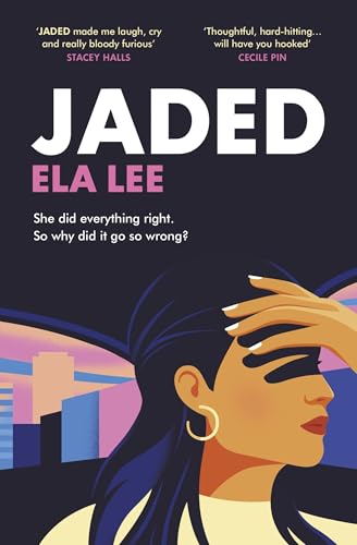 Book cover for “Jaded” by Ela Lee, featuring a woman’s illustrated portrait.
