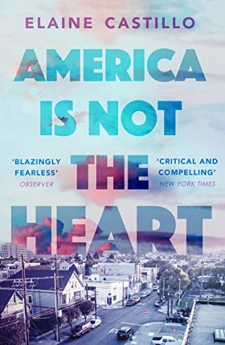 Book cover: "America Is Not the Heart" with a city skyline background.