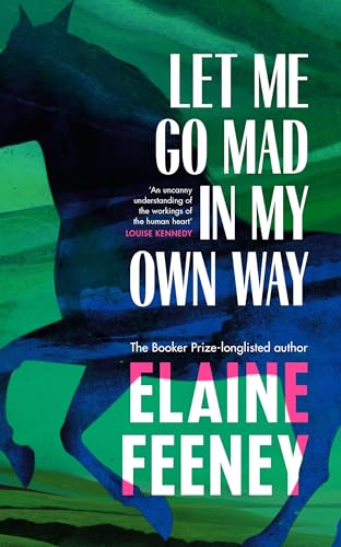Book cover featuring a dark blue horse silhouette against a green and blue background.