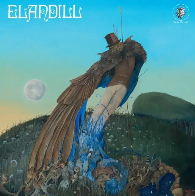 Album cover: humanoid figure with bird wings and a top hat.