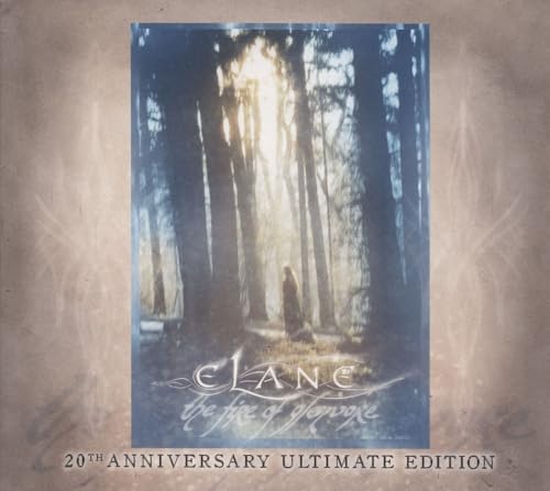 CD cover: forest scene with a lone figure, text “Elane - Fire of Glenvore.”