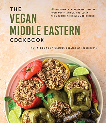 Cookbook cover featuring stuffed peppers on a plate with lime wedges and text.