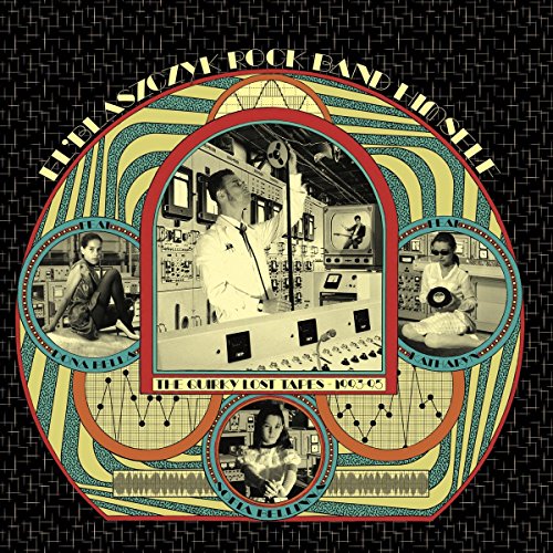 Album cover with a man in a recording studio surrounded by three smaller portraits.