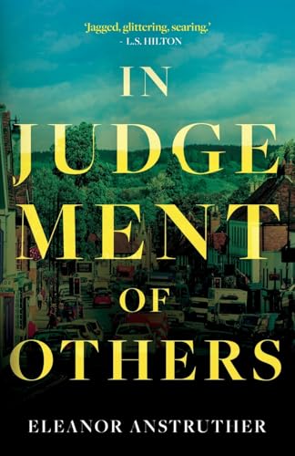 Book cover: “In Judgement of Others” with a town street background.