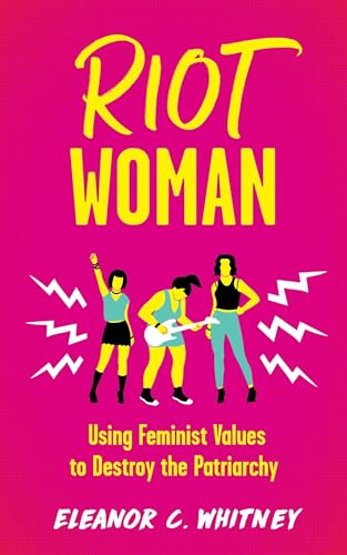 Book cover: pink background, yellow text, and illustration of three women.