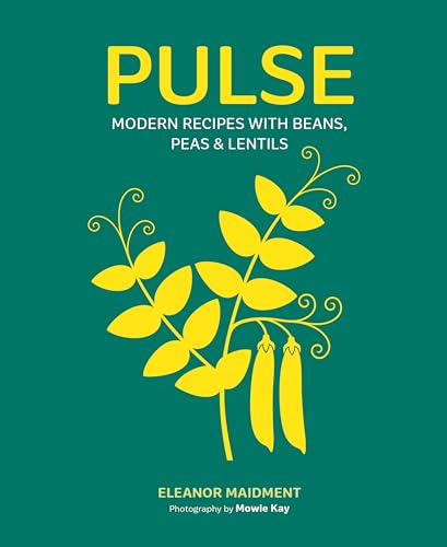 Book cover titled Pulse with a yellow pea plant illustration on a green background.