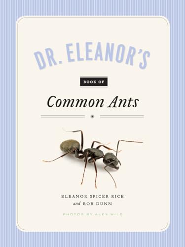 Book cover featuring “Dr. Eleanor’s Book of Common Ants” and an ant illustration.