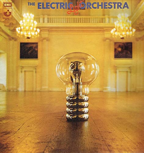 Electric Light Orchestra’s “Eldorado” album cover: a lightbulb in a hall.