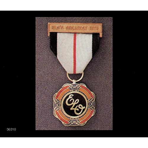 CD case for Electric Light Orchestra’s greatest hits album, with medal design.