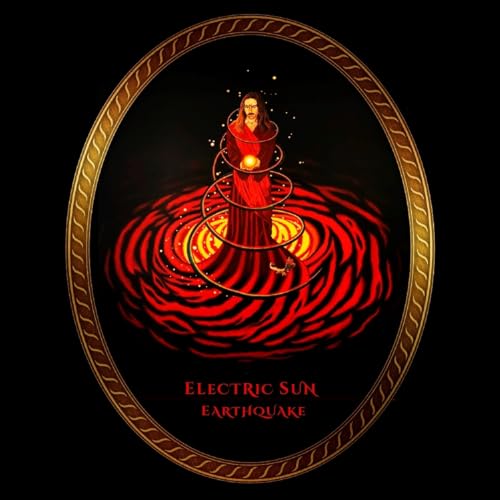CD cover: figure in red dress amidst swirling red and gold energy.