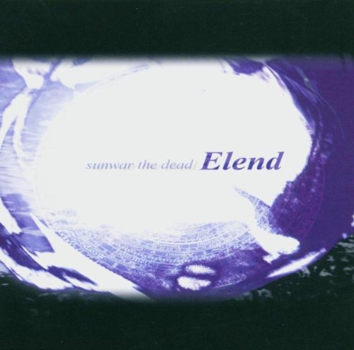 "CD cover art with purple and white abstract design, 'Elend' and 'sunwar the dead' text."