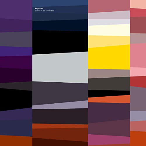 CD cover for Elephant9’s “Arrival Of The New Elders” with abstract blocks.