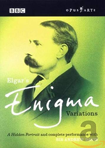 DVD cover featuring a portrait of composer Edward Elgar and title text.
