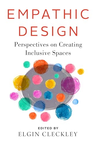 Book cover: “Empathic Design” with colorful watercolor circles.