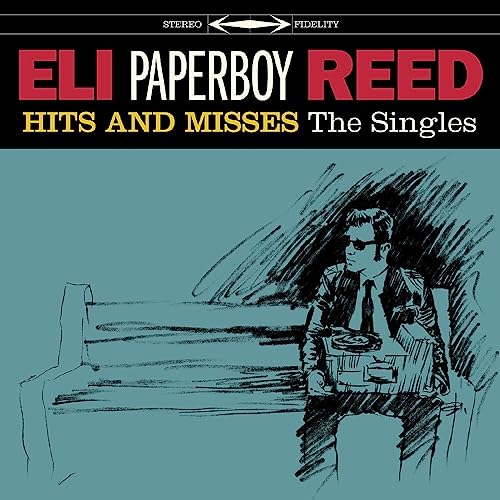 Album cover for Eli Paperboy Reed’s “Hits And Misses” with sketched portrait.