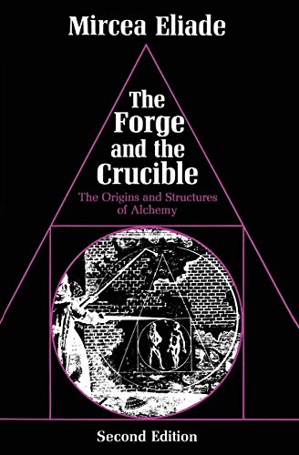 Book cover: "The Forge and the Crucible" with alchemical imagery.