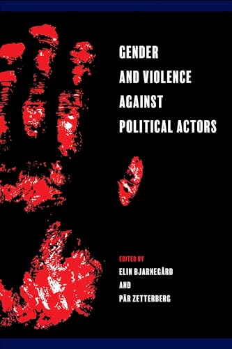 Book cover: red handprints on black with title "Gender and Violence.