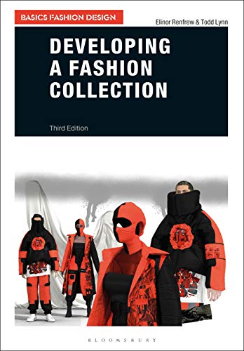 Book cover: "Developing a Fashion Collection" with models in red outfits.