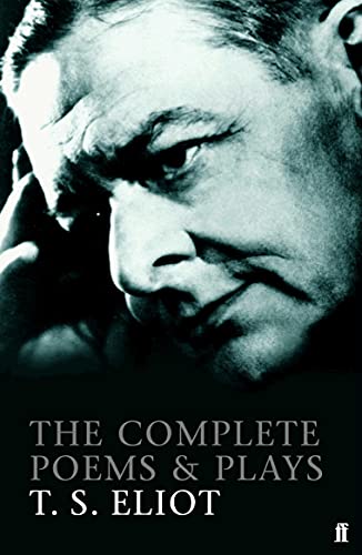 Book cover featuring a close-up black and white portrait of T.S. Eliot.