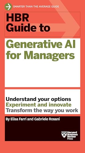 Book cover for HBR Guide to Generative AI for Managers by Farri and Rosani.