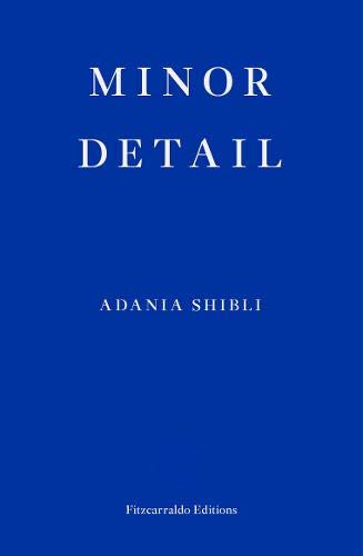 Book cover with white text on a solid blue background reading Minor Detail.