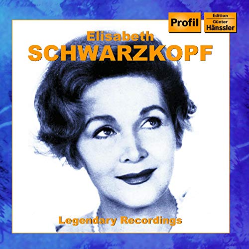 CD cover featuring a portrait of opera singer Elisabeth Schwarzkopf.