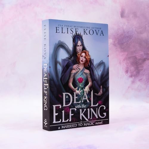 Book cover of A Deal With The Elf King showing an elf and woman.