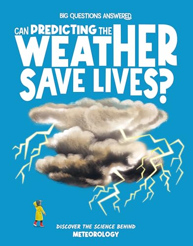 Book cover: stormy clouds with lightning, a child in a raincoat.