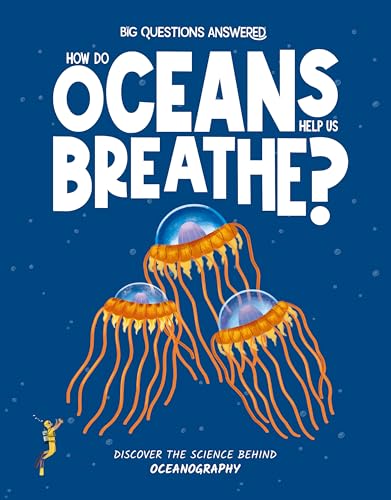 Book cover with jellyfish illustration and text about ocean breathing.