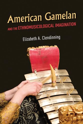 Book cover featuring a gamelan instrument and red decorative elements.