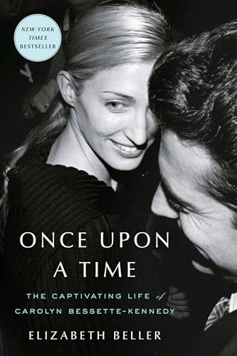 Book cover featuring Carolyn Bessette-Kennedy in a black and white portrait.