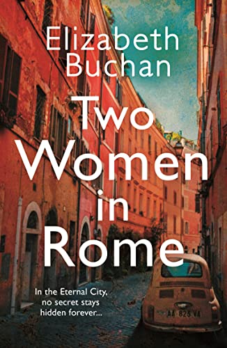 Book cover: “Two Women in Rome” with a street scene background.