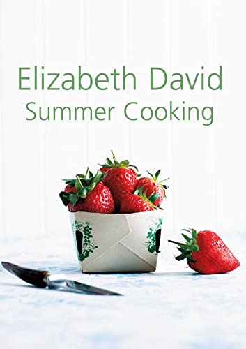 Book cover: "Summer Cooking" with strawberries and a knife.