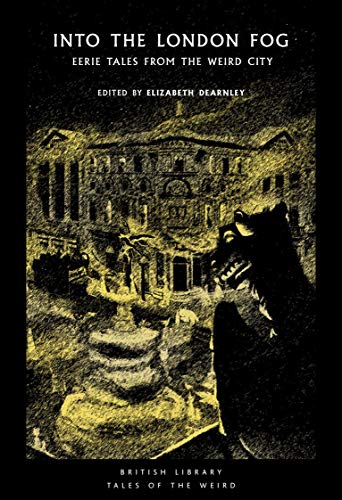 Book cover: foggy London street scene with a figure in a mask.