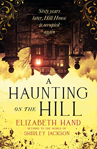 Book cover: dark house with glowing window, title “A Haunting on the Hill.”