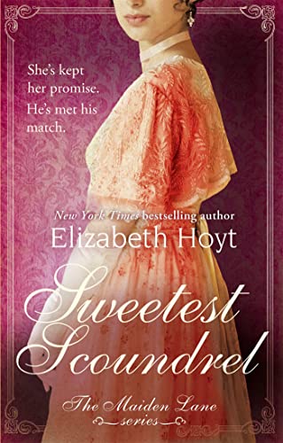 Book cover: woman in Regency-era dress, title “Sweetest Scoundrel.”