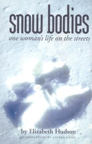 Book cover, "Snow Bodies," showing blurred figures in a snowy scene.